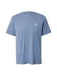 CONVERSE T-Shirt taubenblau/weiß