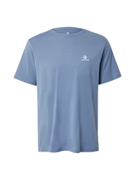 T-Shirt 'Star Chev' taubenblau / wei