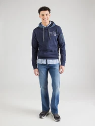 CAMP DAVID Kapuzensweatshirt mit Ärmeltasche dunkelblau