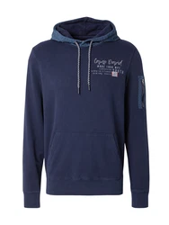 CAMP DAVID Kapuzensweatshirt mit Ärmeltasche dunkelblau