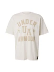 UNDER ARMOUR Sportshirt 'VARSITY' sand/hellgrau