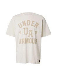 Sportshirt 'VARSITY' sand / hellgrau