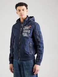 CAMP DAVID Outdoorjacke dunkelblau/weiß