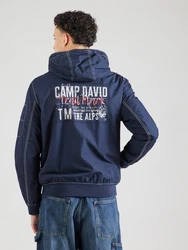 CAMP DAVID Outdoorjacke dunkelblau/weiß