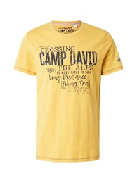 T-Shirt marine / zitrone