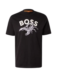 T-Shirt hellbeige / dunkelgrau / schwarz / wei