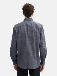TOM TAILOR Kurzarmshirt Hemd mit Turn-up-Funktion Regular Fit 