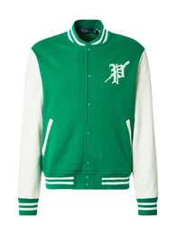 Sweatjacke grn / wei