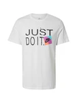 Nike Sportswear T-Shirt '6MO JDI SP25' neonblau/neonlila/schwarz/offwhite