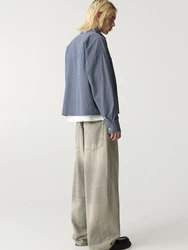 Pull&Bear Hemd navy/weiß