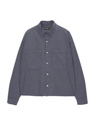 Pull&Bear Hemd navy/weiß