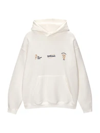 Sweatshirt 'VAN GOGH SUNFLOWERS' navy / karamell / wei