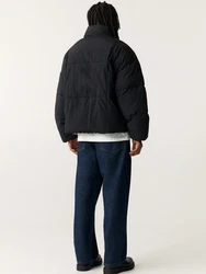Pull&Bear Jacke schwarz/offwhite