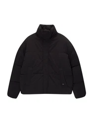 Pull&Bear Jacke schwarz/offwhite