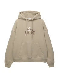 Sweatshirt sand / hellbeige / schlammfarben