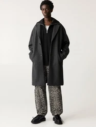 Pull&Bear Mantel dunkelgrau