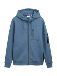 Sweatjacke blau