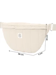 MSCH COPENHAGEN Gürteltasche (GRS) beige/schwarz/weiß
