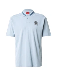 Poloshirt 'Dodac' hellblau / grau / schwarz