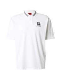 Poloshirt 'Dodac_RB' grau / dunkelgrau / wei