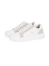 Calvin Klein Jeans Sneaker camel/weiß