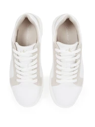 Calvin Klein Jeans Sneaker camel/weiß