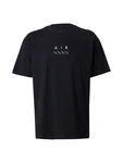 Nike Sportswear T-Shirt 'AIR' grau / schwarz / weiß