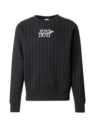 Sweatshirt 'CLUB' grau / schwarz / wei