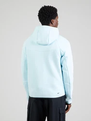 Nike Sportswear Sweatjacke 'TECH FLEECE' hellblau/schwarz