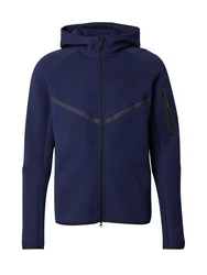Nike Sportswear Sweatjacke 'TECH FLEECE' navy/schwarz