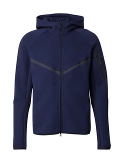 Nike Sportswear Sweatjacke 'TECH FLEECE' navy/schwarz