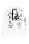 CAMP DAVID Hoodie mit Logo-Prints schwarz/weiß