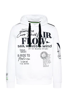 CAMP DAVID Hoodie mit Logo-Prints