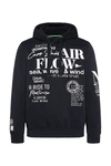 CAMP DAVID Hoodie mit Logo-Prints nachtblau/offwhite