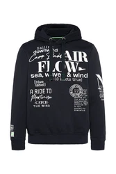 CAMP DAVID Hoodie mit Logo-Prints nachtblau/offwhite