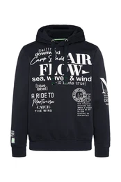Sweatshirt nachtblau / offwhite