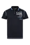 CAMP DAVID Poloshirt mit Logo-Applikationen nachtblau/weiß