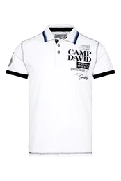 Poloshirt blau / schwarz / wei