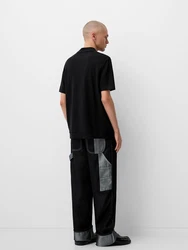 Bershka Poloshirt schwarz