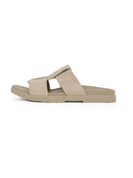 Pantolette dunkelbeige