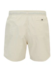 BOSS Badeshorts 'Octopus' creme/schwarz