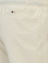 BOSS Badeshorts 'Octopus' creme/schwarz