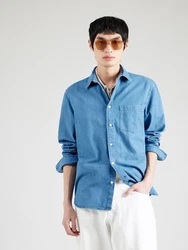 SELECTED HOMME Hemd 'SLHREGCARLO' blau