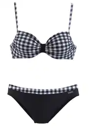Bikiny černá / bílá