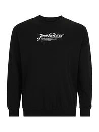 Plus Sweatshirts 'JJBeau' schwarz / wei