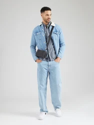 ONLY & SONS Langarmhemd ONSALVARO SLIM LS OXFORD SHIRT NOOS taubenblau
