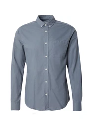 ONLY & SONS Langarmhemd ONSALVARO SLIM LS OXFORD SHIRT NOOS taubenblau