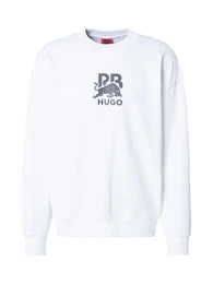 Sweatshirt 'Dahrain' dunkelgrau / wei