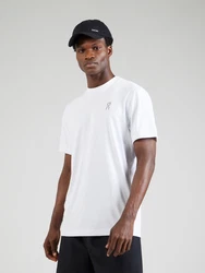 On Funktions-Sportshirt grau/blutrot/schwarz/weiß