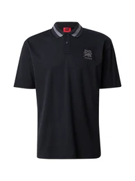 Poloshirt 'Dodac_RB' grau / dunkelgrau / schwarz